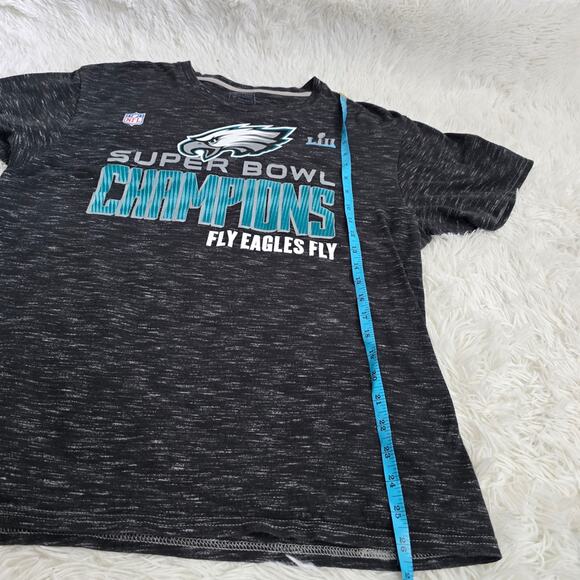 Philadelphia Eagles Super Bowl Champions Charcoal Gray T-Shirt Large - Picture 10 of 11